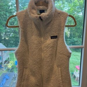 Patagonia Los Gatos White Fleece Vest